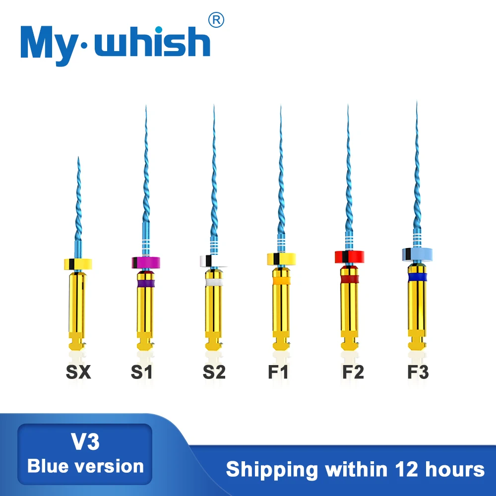 

Dental endo files Blue Heat Activation Flexible files Endodontics Super Rotary Engine Pro Taper Reciprocating dental files tools
