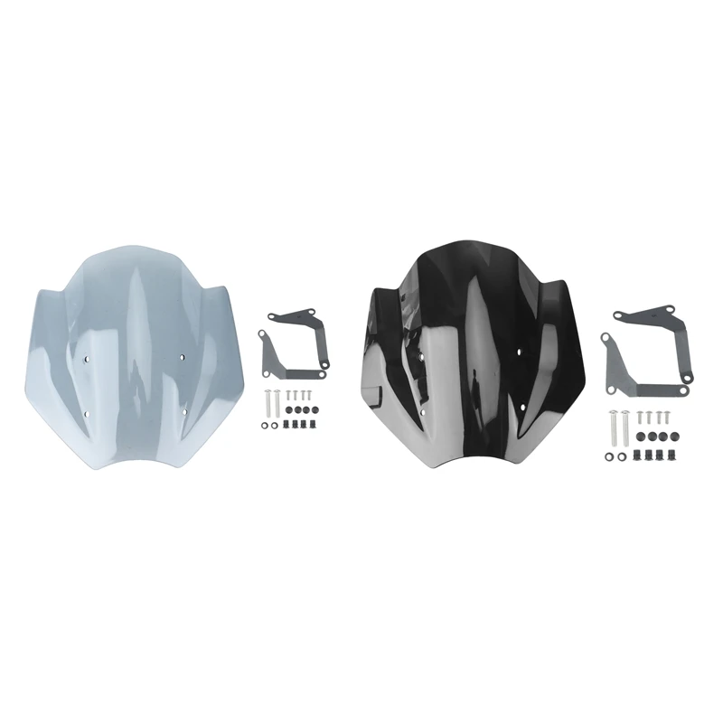 

Motorcycle Windshield Windscreen Shield Deflector With Bracket For Triumph Trident 660 2021 2022