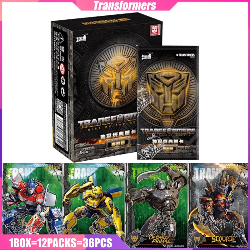 

Kayou Transformers Card Anime Movie Collection Playing Card Optimus Prime Megatron Bumblebee CE Card Board Game Toy Gift for Toy