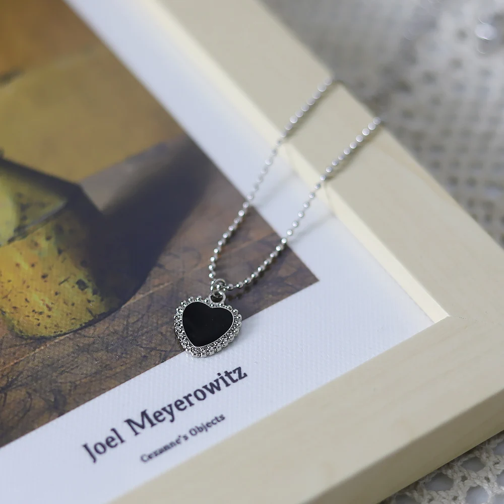 Ожерелья с подвеской в виде сердца модное ожерелье-чокер для женщин ювелирные