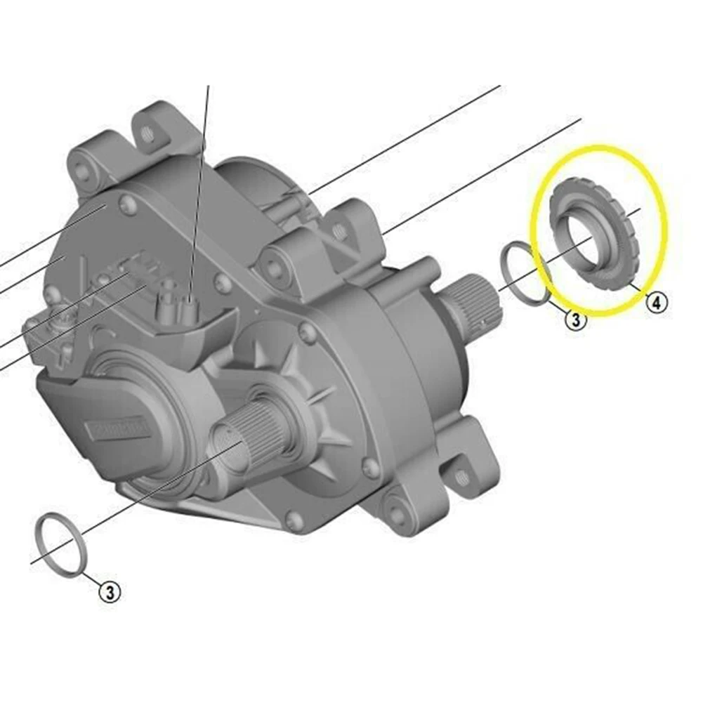 Запирающая крышка звездочки для велосипеда Shimano E5000 E7000 E8000 20 г/10 г/12 г черная