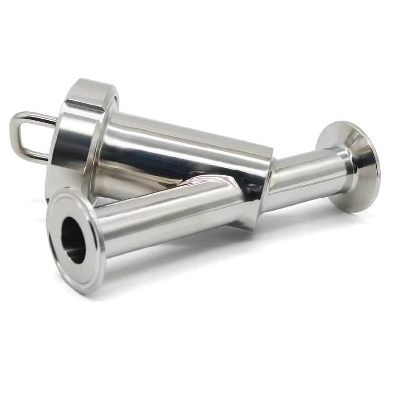 

1" 1-1/4" 1-1/2" 2" Tube OD 25m-51mm Stainless Steel SS304 Tri Clamp OD 50.5mm-64mm Y Type Sanitary Strainer Filter 100mesh
