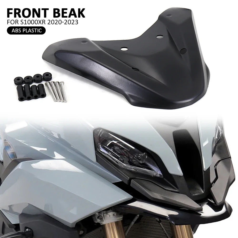 

For BMW S1000XR S1000 XR 2020 2021 2022 2023 Motorcycle Front Wheel Fender Beak Nose Cone Guard Extension Cover Cowl Fairing