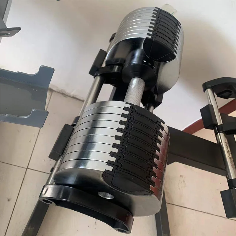 Хромированная регулируемая гантели 2 кг (5 фунтов) увеличение 43 пара 16 шестерней и