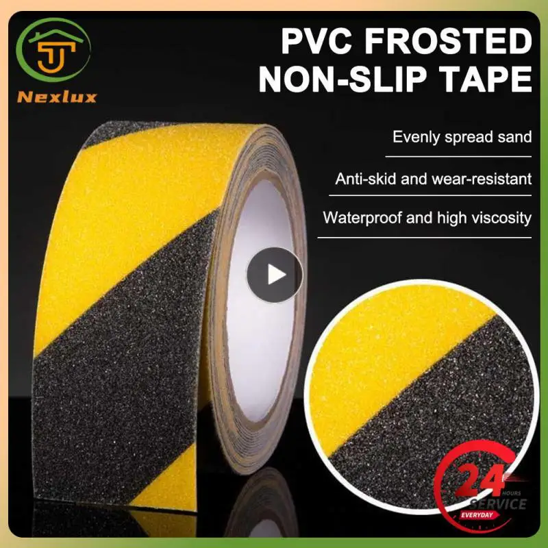 

1~8PCS 5m Floor Stairs Non Slip Tapes Indoor/Outdoor Bathroom Anti-Slip Strong Adhesive Stickers For Safety Traction Tape Stairs