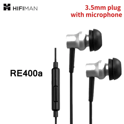 Наушники-вкладыши в наличии HIFIMAN RE400 RE400A, проводная эргономичная Hi-Fi гарнитура 3,5 мм, предназначена для Xiaomi,Huawei,iphone