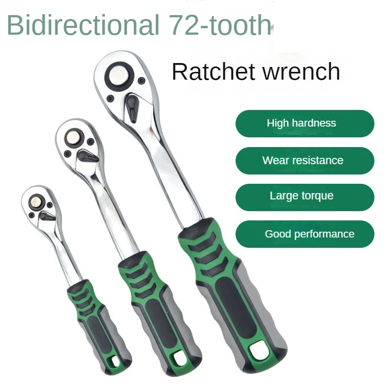 

Quick Ratchet Wrench, Quick Wrench, Bidirectional Ratchet, Telescopic 72 Teeth, 24 Barrel, Hand, Auto Repair Tool