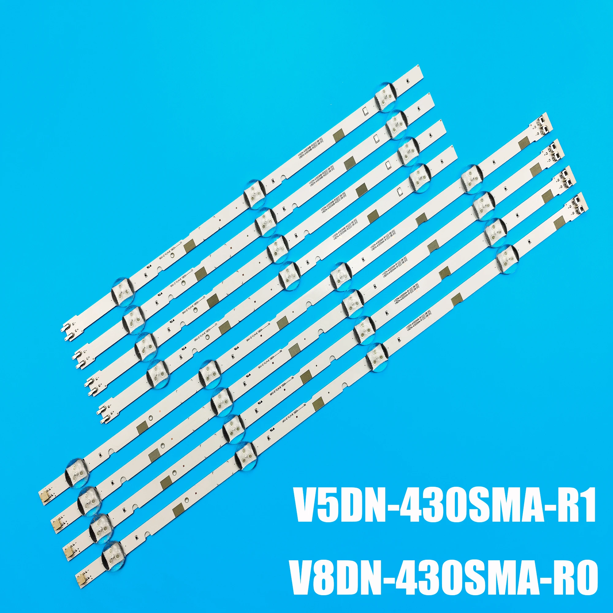 8 шт. светодиодная лента для подсветки телевизора 43 дюйма 2015 SVS43 FCOM FHD DOE B UA43J51SW UN43J5000 CY-JJ043BGAV1H Un43j5200 N43J5300af
