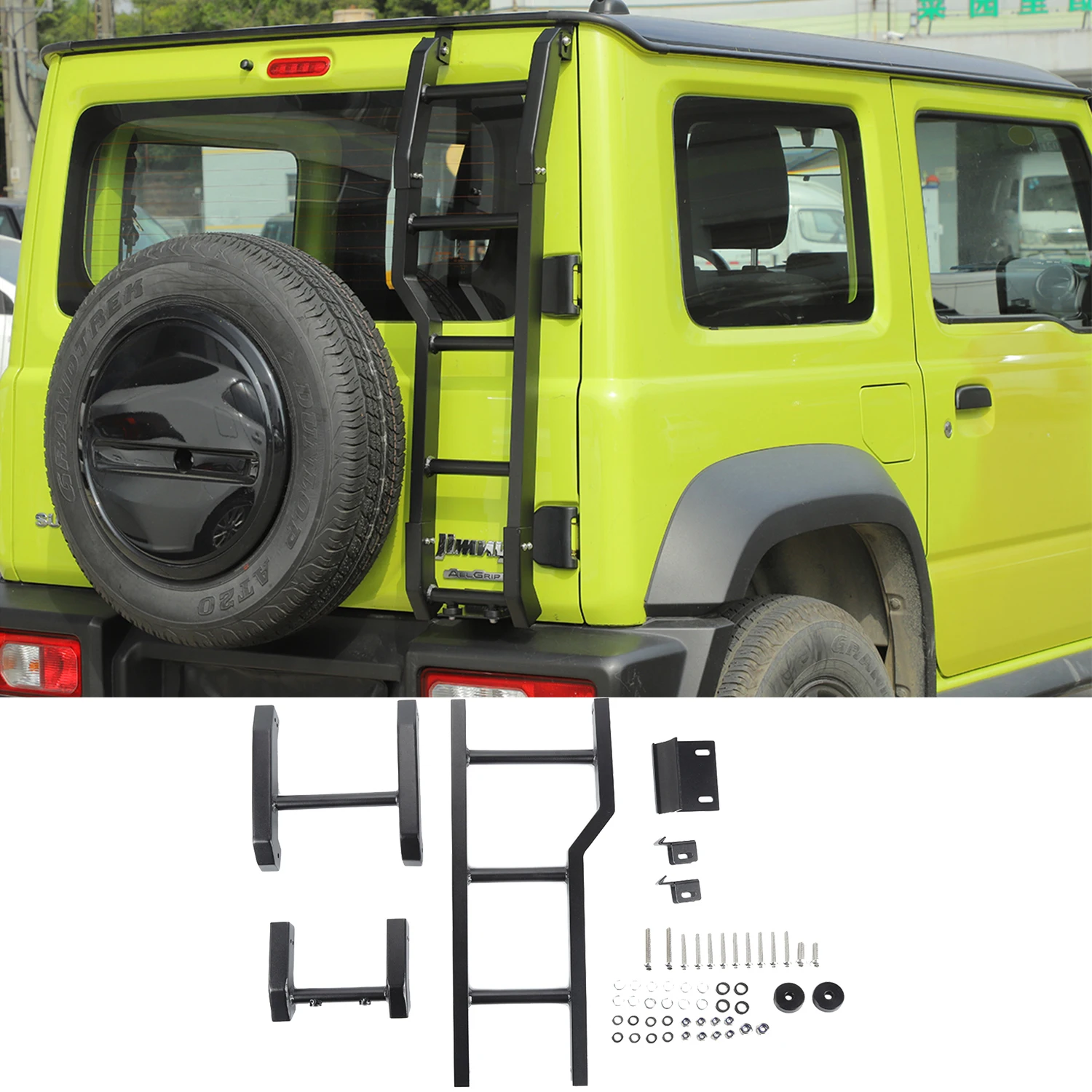 

Car Rear Door Tailgate Ladder for Suzuki Jimny JB64 JB74 2019 2020 2021 2022 Ladder Climbing Pedal Protective Exterior Accessory
