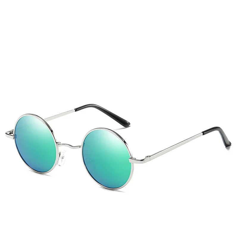 VCKA Men Myopia Sunglasses Women Retro Punk Style Round Metal Frame Sun Glasses Fashion Prescription Eyewear -0.5 to -6.0