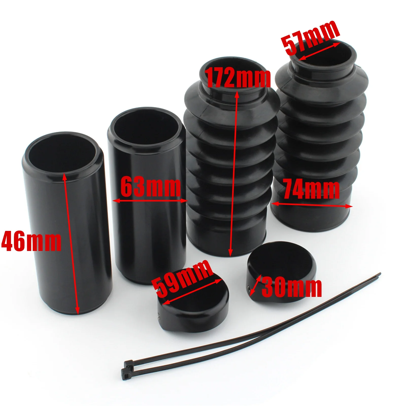 Передняя верхняя нижняя крышка вилки мотоцикла амортизатор пылезащитный чехол