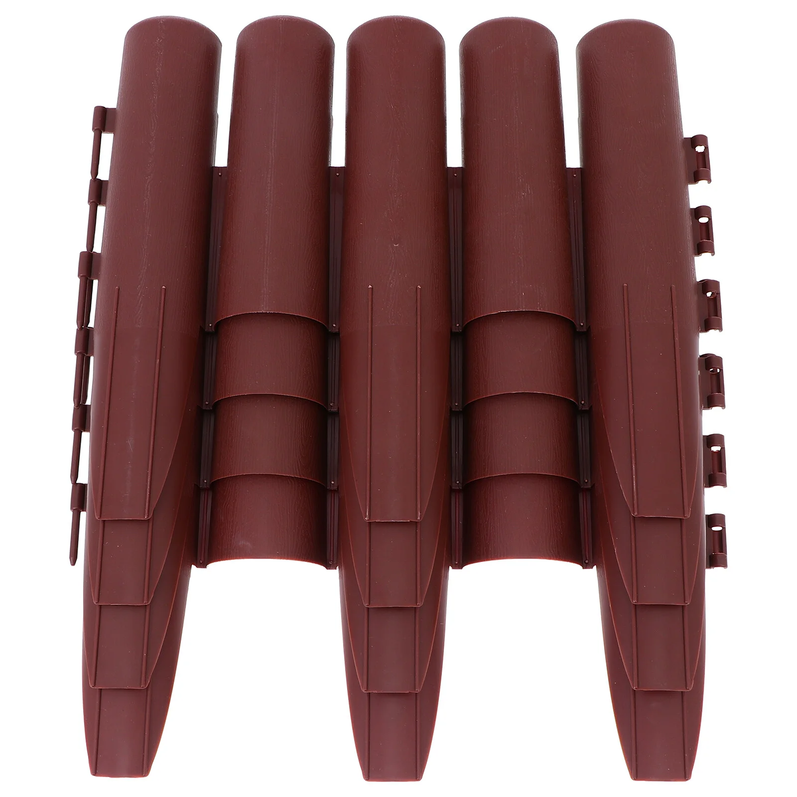 

4 Pcs Fence Stake Garden Decorations Flower Ornaments Decorate Lawn Scene Plastic Adornment Outdoor Fencing