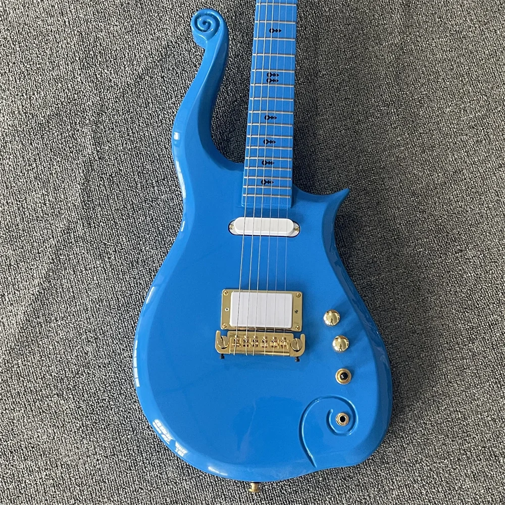 

Prince Gloud Electric Guitar Sky Blue Arrow Inlay Gold Hardware Free Shipping Guitars Guitarra