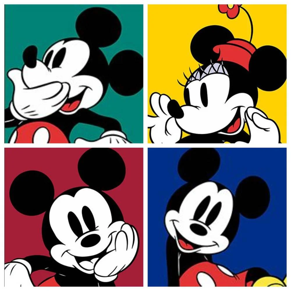 

Disney 5D DIY Diamond Cartoon Mickey Mouse Mickey Cross Stitch Set Hand Inlaid Gifts Home Bedroom Wall Art Decoration