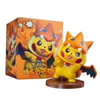 pokemon pikachu anime cosplay charizard pvc kawaii action figure toy gk collectible model doll toy cute toys gifts for children