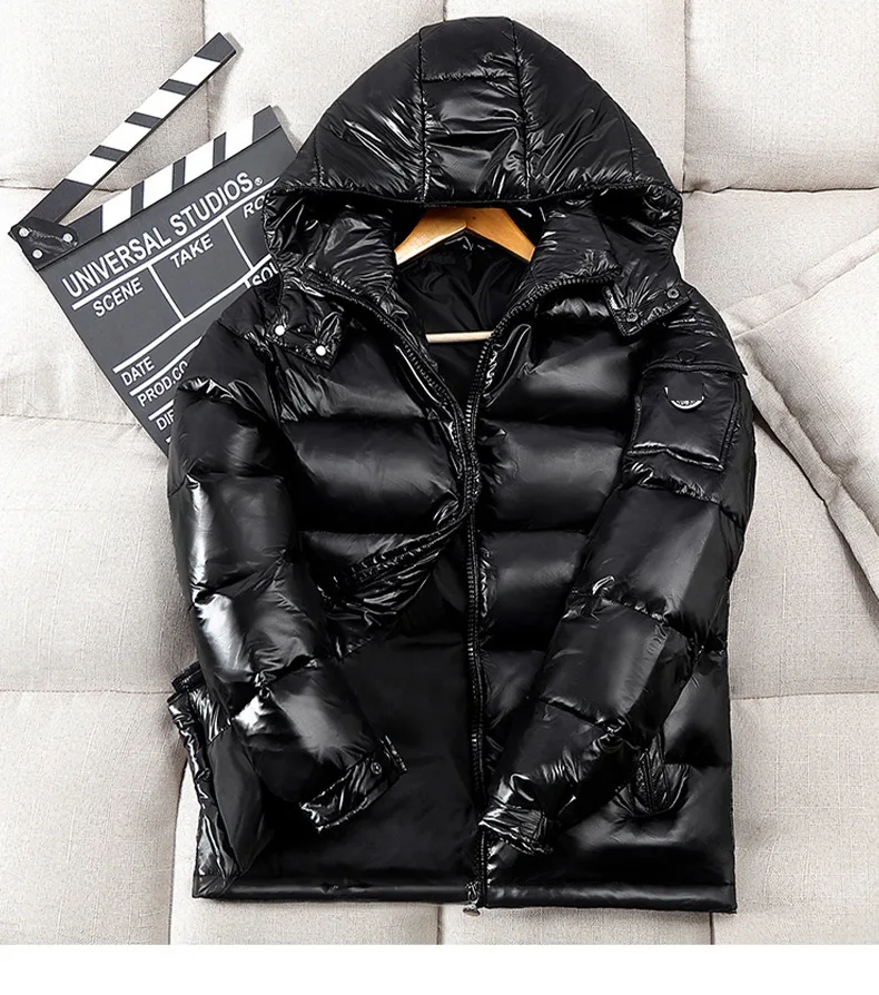 2022 Winter Puffer Down Jacket Men Brand High Quality White Duck Down Coat Warm Coat For Man Thick Hooded Jacket Mens Down Coats