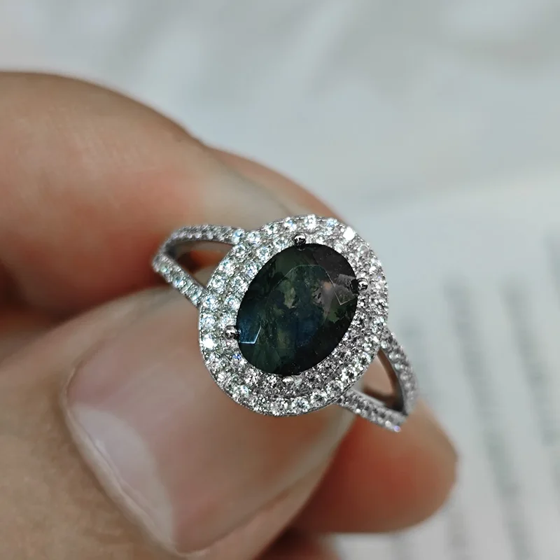 Женское Винтажное кольцо из серебра 925 пробы с натуральным необработанным