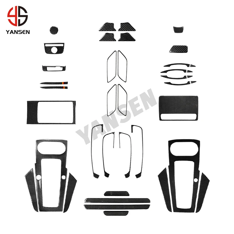

Carbon Fiber Auto Accessories Interior Decorative Stickers for Audi A3 2014-2019