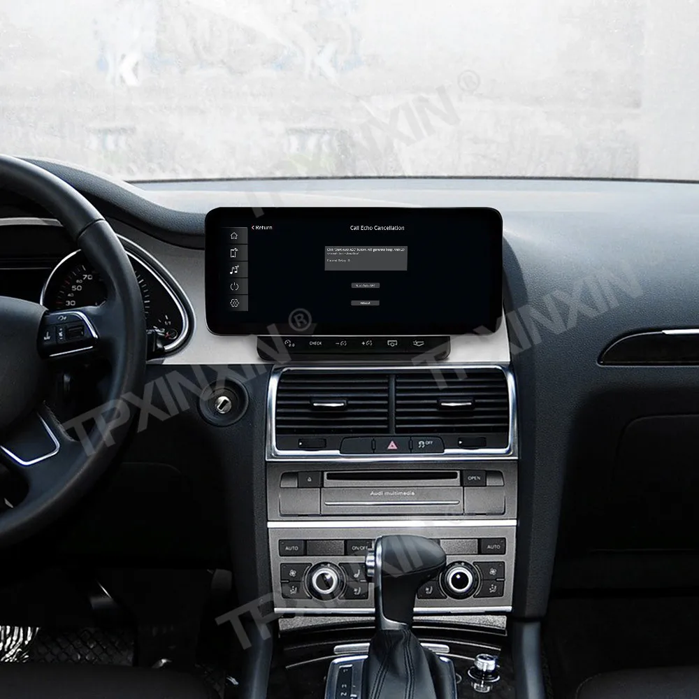 Фото 10,25-дюймовое автомобильное радио на базе Linux для Audi Q7 2010-2015 годов выпуска, мультимедийный видеоплеер, стереосистема с поддержкой AutoLink и CarPlay, головное устройство с сенсорным экраном QLED. №3