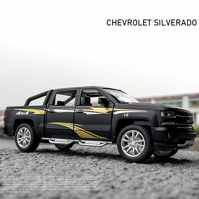 

Модель автомобиля из сплава для Chevrolet Silverado, 1:32
