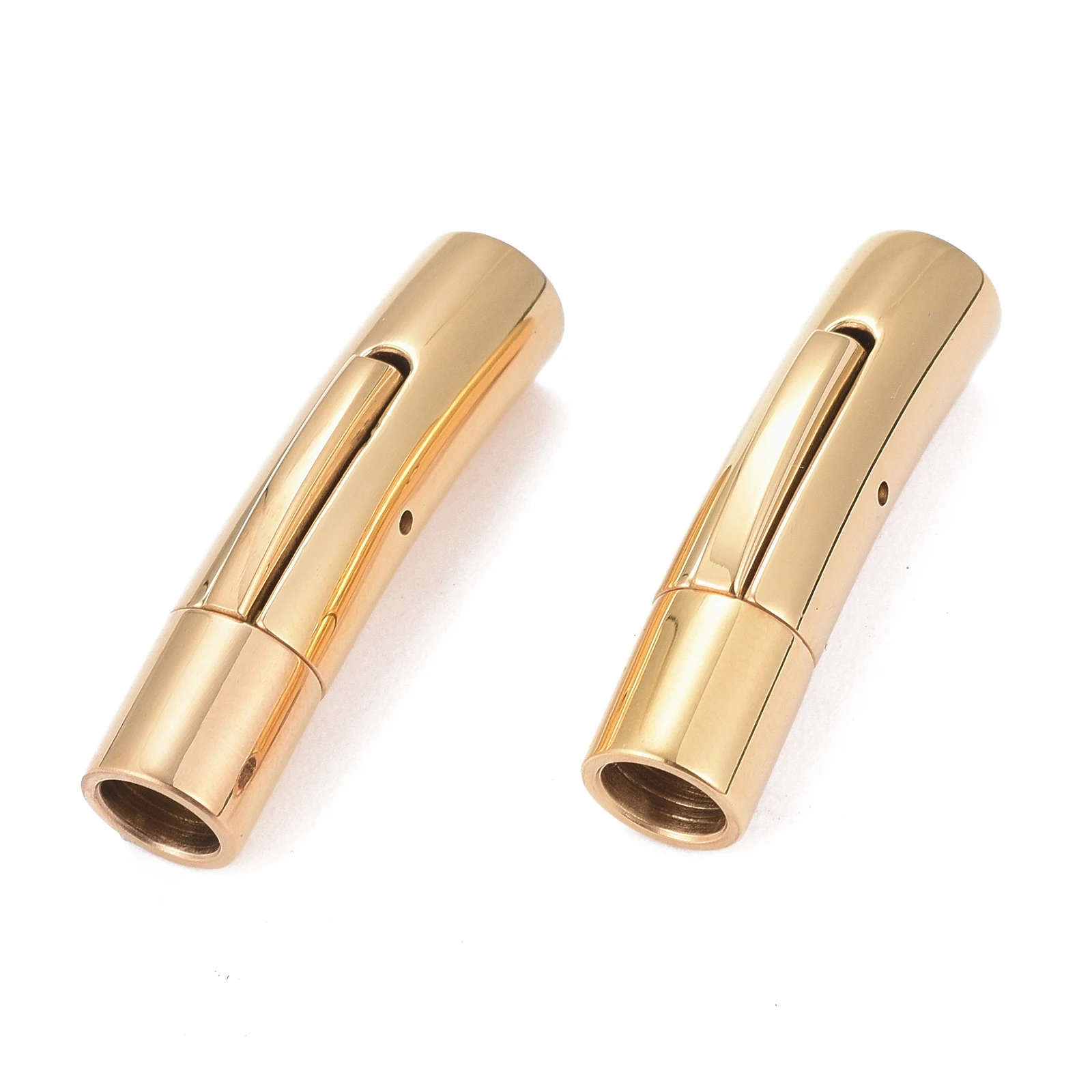 10 комплектов застежки-Концевики из нержавеющей стали 4 мм 5