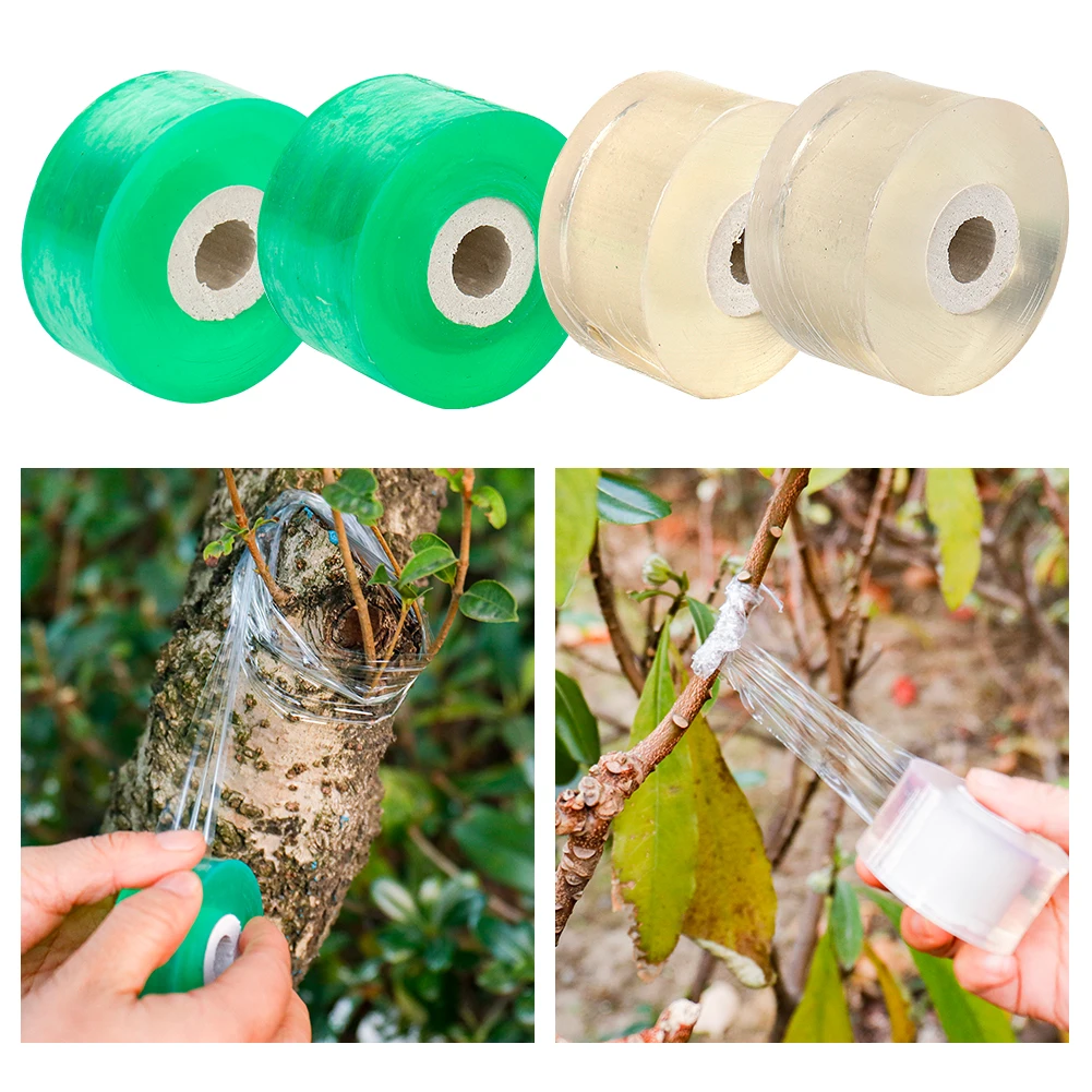 

120m/roll Nursery Grafting Tape Roll Stretchable Self-adhesive PVC Tie Tape Flower Vegetable Grafting Tapes Plant