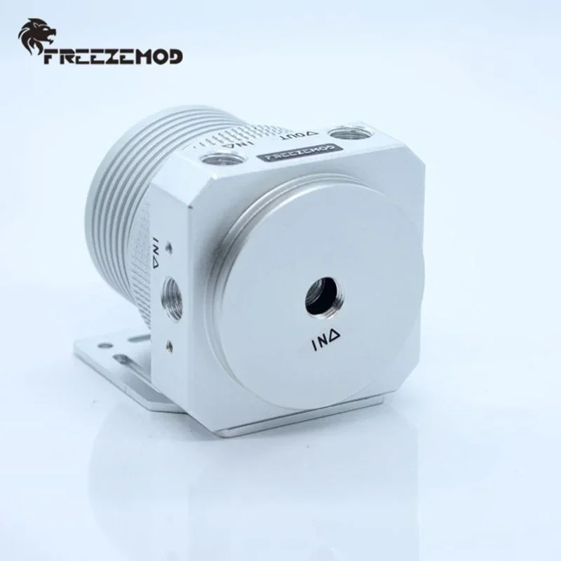 Фото FREEZEMOD D5 насос из полностью алюминиевого сплава, крышка насоса поддерживает внутренний импорт, кулер для воды из ПК, водяное охлаждение компьютера PJ-D5QJS №4