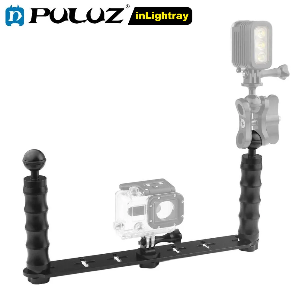 

Алюминиевый стабилизатор PULUZ для подводной камеры, чехол для дайвинга, держатель для камеры DJI Osmo Aation/GoPro