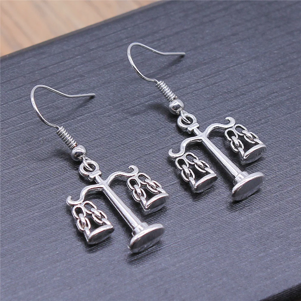 Серьги-подвески весы ручной работы 2 цвета | Украшения и аксессуары