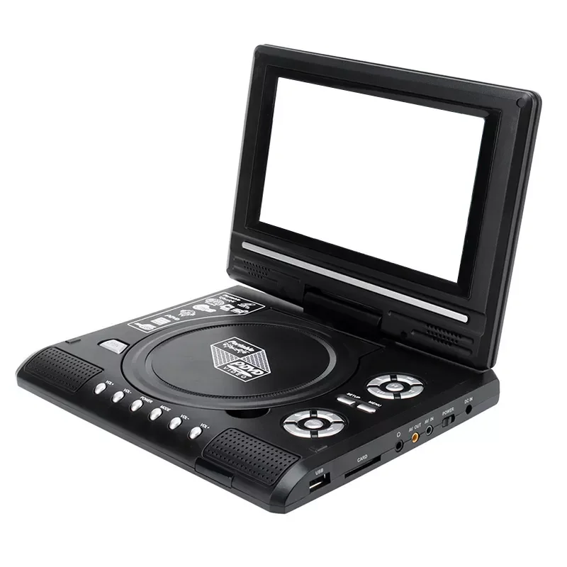 

9.8 Inch Portable Home Car DVD Player VCD CD Game TV Player USB Radio Adapter Support FM Radio Receiving-EU Plug