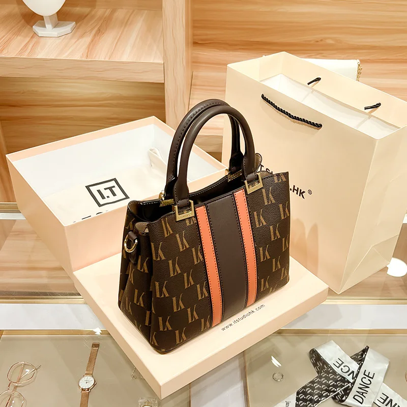 

MKJ Luxury Brand Women's Fashion Handbag Temperament Shoulder Bag Crossbody Bag Versatile Large Capacity Travel Bag