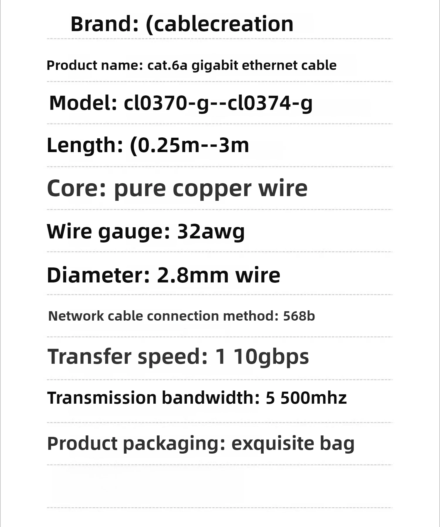Сетевой кабель Cat6aCat6Cat6 с поворотным изгибом, 10 г x 104 м, готовая перемычка, тонкая 360° °   Прямоугольный разъем RJ45 High-Speed Data Transf (art.: 3920d3bdfd0fe) - 3920d3bdfd0fe