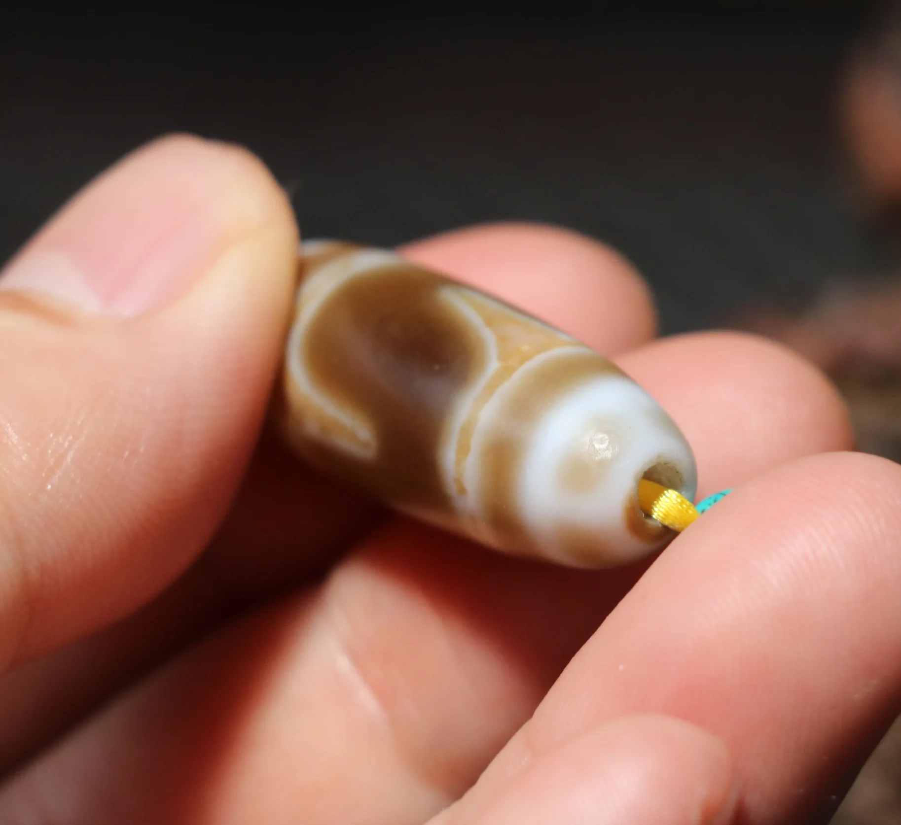 An Ultra Energy Magic Power Тибетский Старый Агат 2 Eye 4 Алмазный глаз Wanzi Swastica бусины дзи Amulet