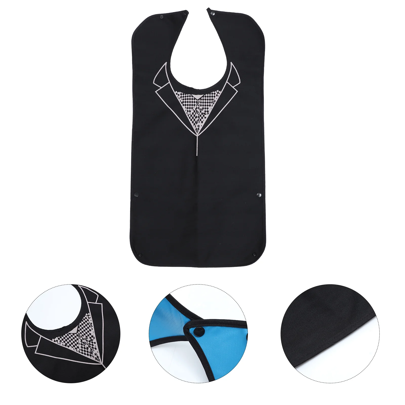 

Bibs Bib Eating Elderly Clothing Washable Protectors Protector Apron Pocket Feeding Mealtime Reusable Polyester Rice Senior Food