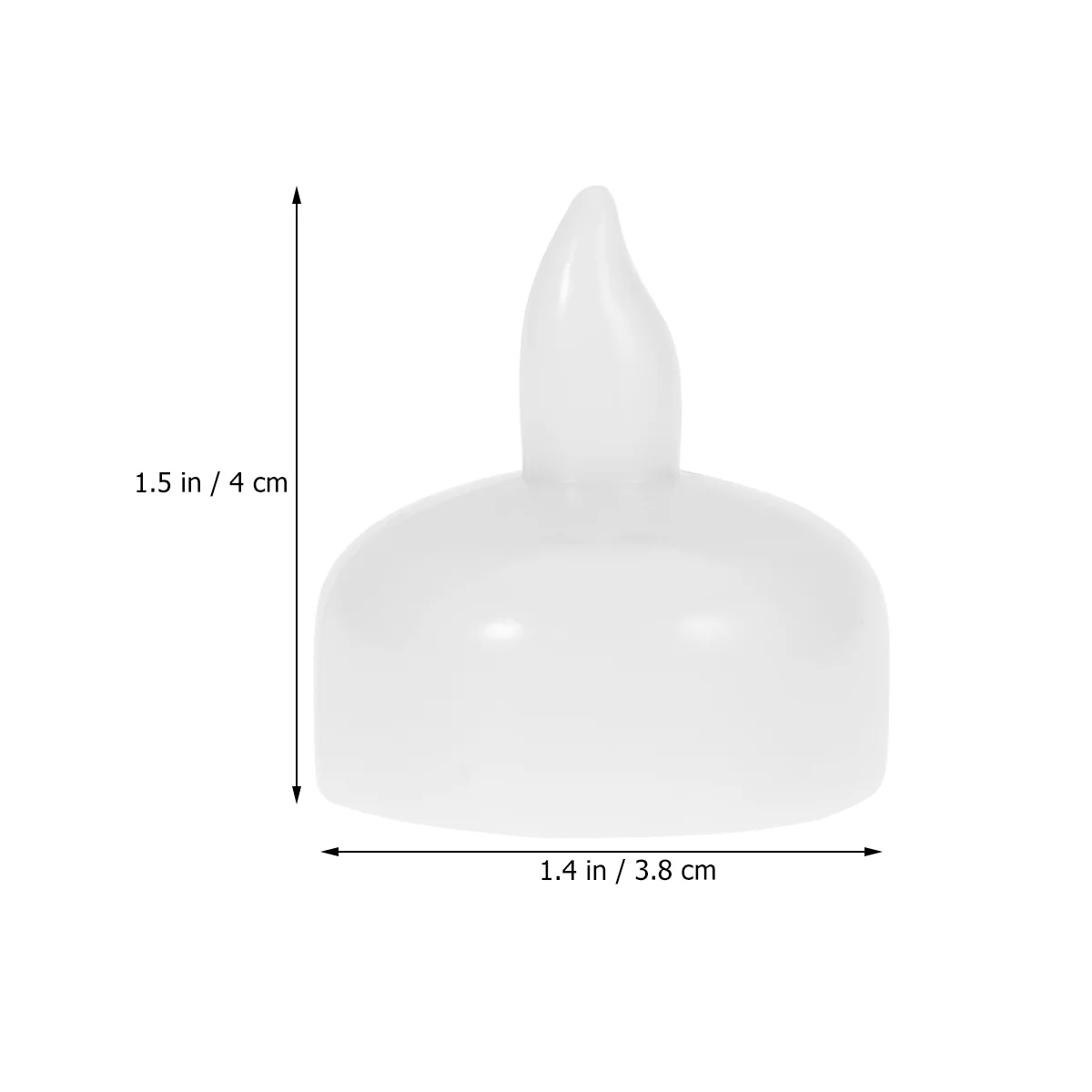 12 шт. водонепроницаемые декоративные маленькие светодиодные плавающие свечи для