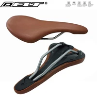 fixed gear mountain mtb bmx road cycling bike bicycle saddle soft cushion brown parts accessories