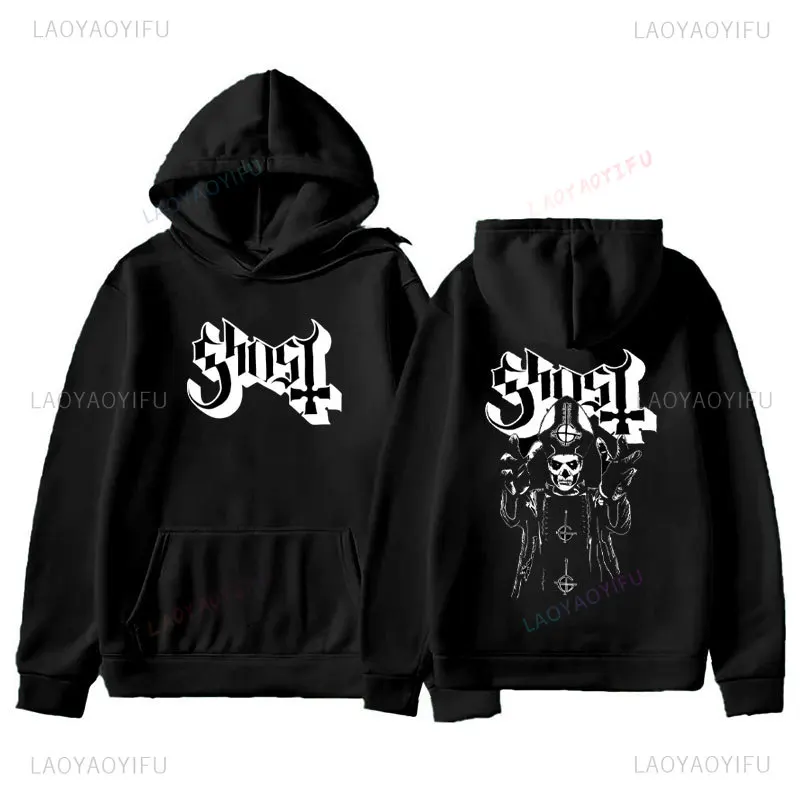 Фото Толстовки Ghost Band BC Шведская рубашка Heavy Metal Band Топы рок-группы Толстовка с заниженными плечами Хип-хоп Harajuku Пуловеры унисекс №3