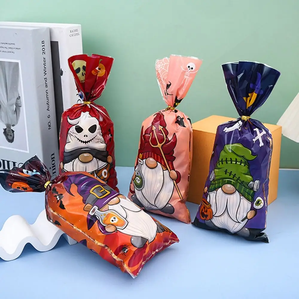 50 шт. креативные разноцветные подарочные пакеты на Хэллоуин Мультяшные с