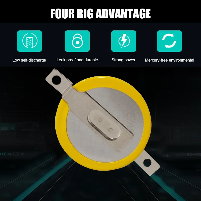 10 шт. CR1616 3 в 50 мА/ч сварочные батареи вкладки 2 контакта Bluetooth аксессуары для часов