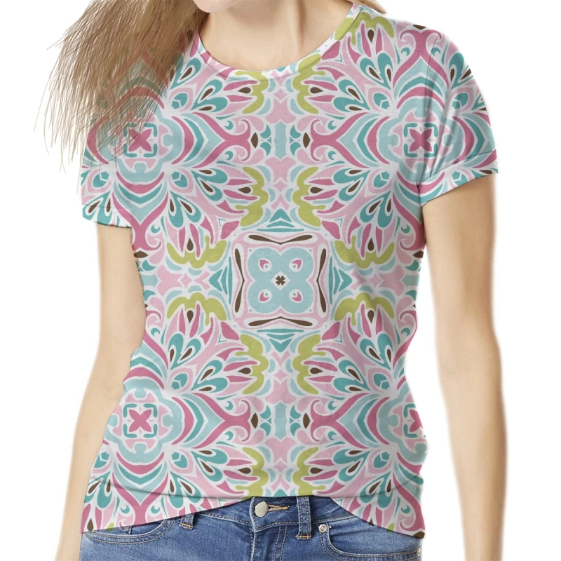 

Women T-Shirt 2022 New Abstract Pattern Luxury Mujer 3D Print Tops Unisex Tees Fashion Women's Clothing Girls Hip-hop Summer Fun