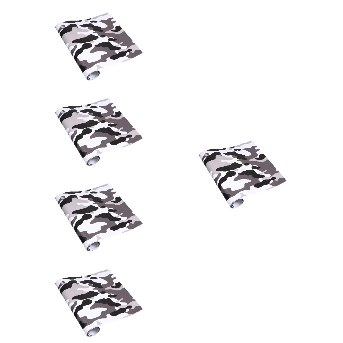 

5 Pcs Sticker Window Trim Car Camouflage Auto Desert Decor Pvc Body Motorcycle Decal