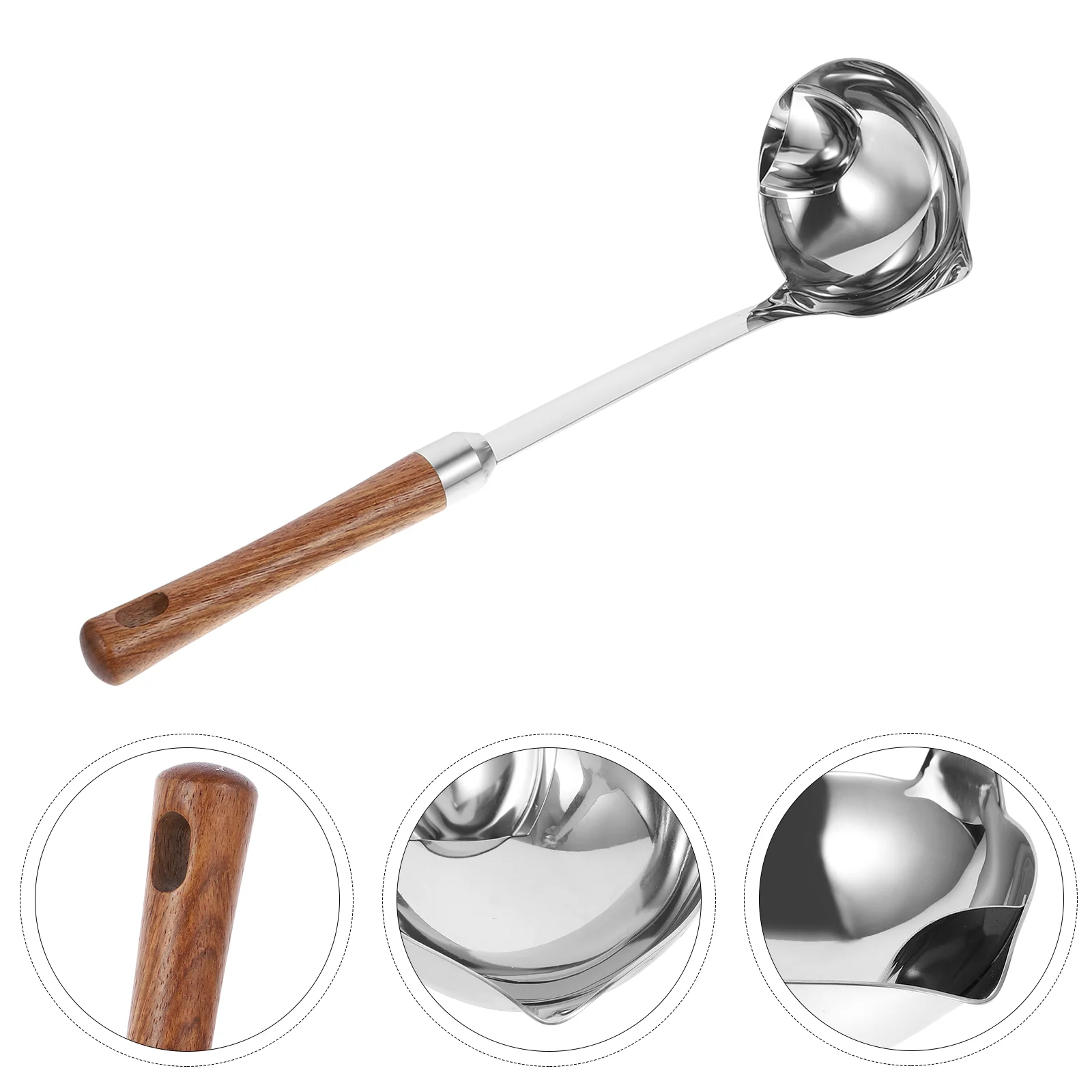 

Spoon Skimmer Separator Ladle Fat Soup Oil Colander Hot Gravy Scoop Pot Strainer Cooking Grease Dipper Remover Utensil Kitchen