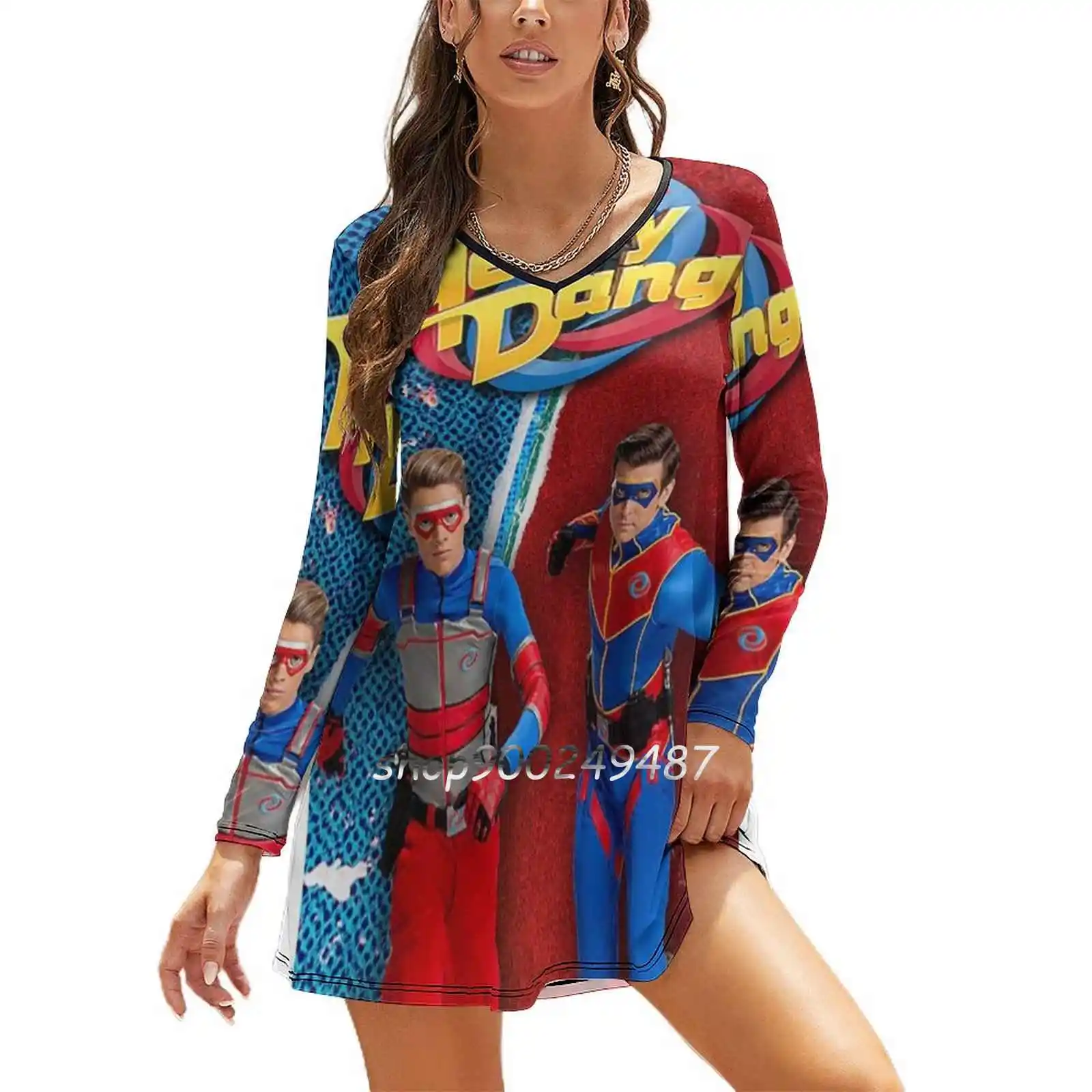 

Movie Henry Long Sleeve Sexy Dresses For Women 2022 Ladies Vintage Elegant Party Dress Henry Danger Movie 2020 2014 Jace Norman