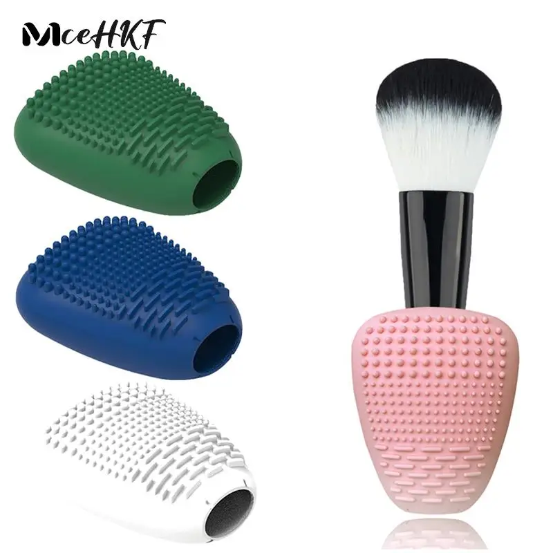 

1PCS Makeup Brush Holder Cover Silicone Makeup Brush Protector Travel Storage Case Protect Brush Bristles Soft Neat