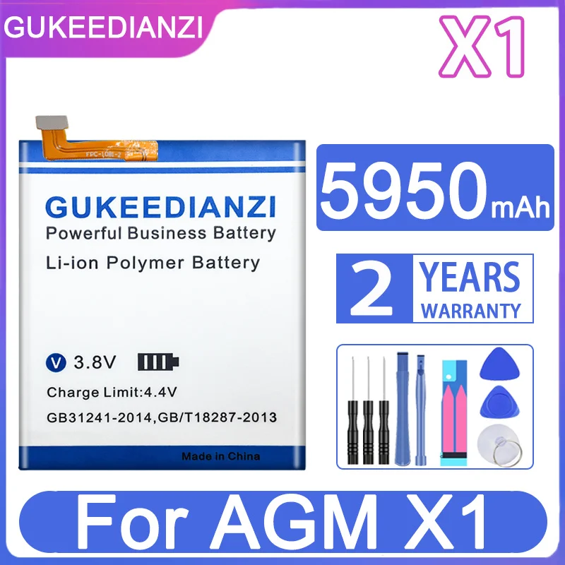 Аккумулятор GUKEEDIANZI для AGM M2 M5/A8 A9 A10/X2 SE X1 H1 X3/M 2 5/A 8 9 10/X 1 3 H Высококачественная