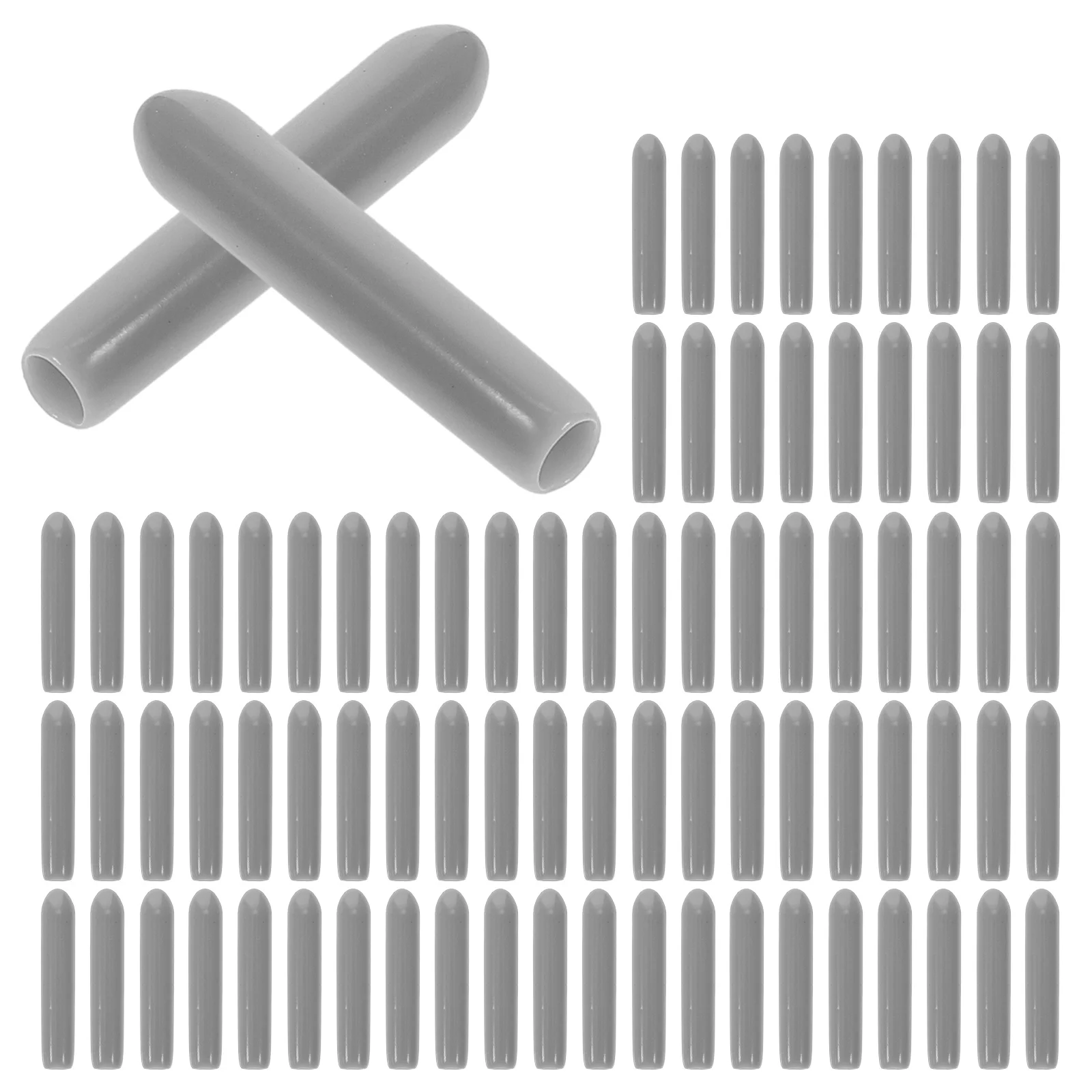 

150 Pcs Dishwasher Protection Cap Dishwasher End Cover Caps Iron Wire Round Tube Bolt Caps Pvc Dishwasher End Caps