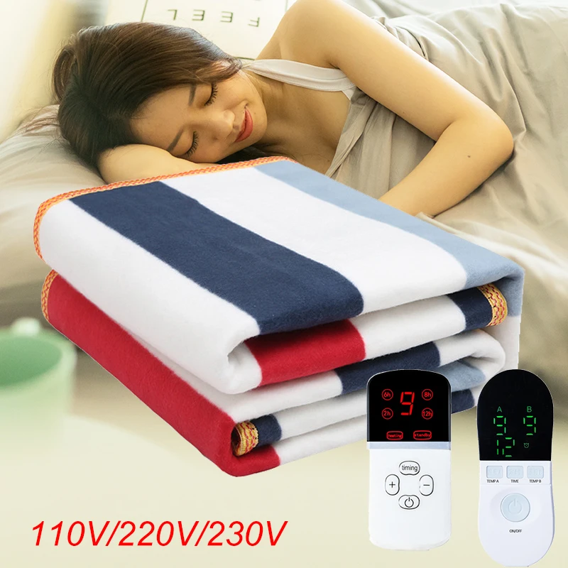 

Электрическое одеяло 230/110 В, стандартное одеяло, матрас с термостатом, электрическое одеяло с подогревом, зимний обогреватель тела