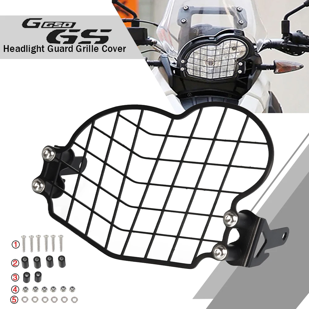 

Motorcycle For BMW G650GS G650 G 650 GS 650GS Sertao/XCHALLENGE/XCOUNTRY/XMOTO Headlight Guard Protector Headlamp Grille Cover