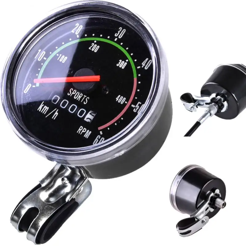 

New Mountain Road Bike Computer Vintage Bicycle/Bike Speedometer/Analog Classical Mechanical Odometer Bicycle Accessories Hot