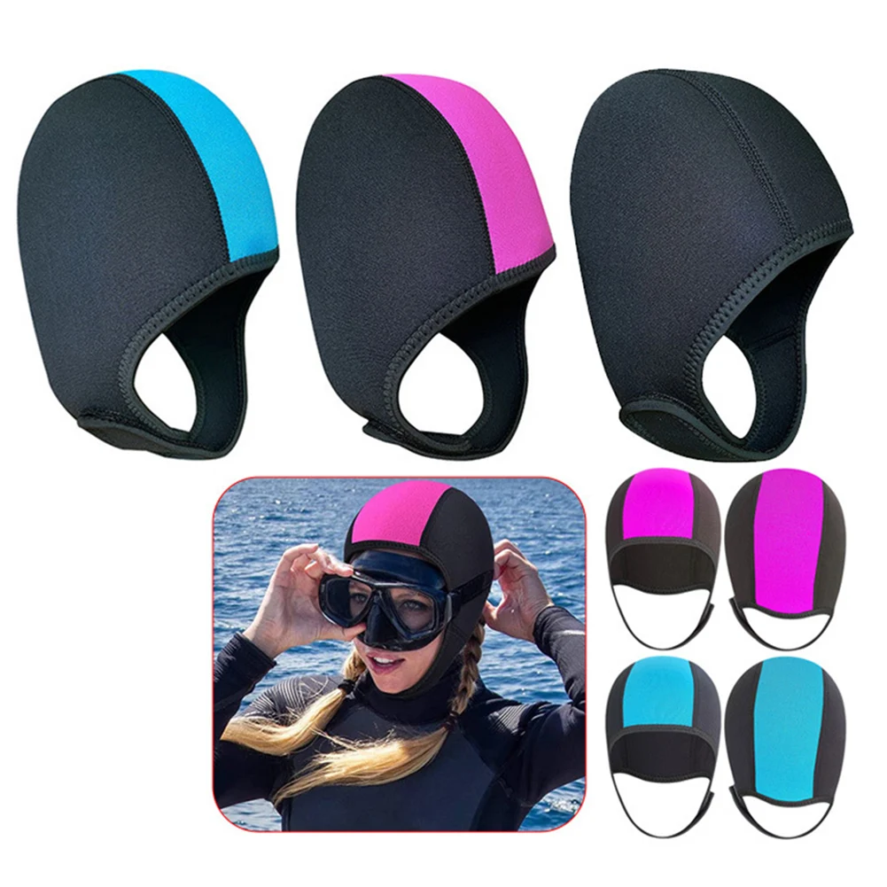 

1pc Scuba Diving Hood Neoprene Swimming Hood Snorkeling Surfing Hat Cap Diving Cap Swim Cap Water Sports Swimming Accessories